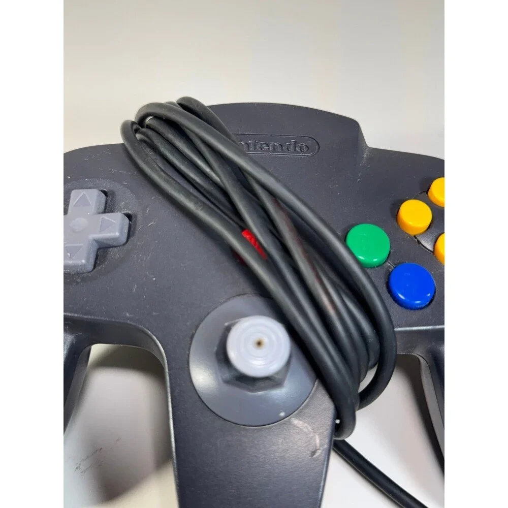Nintendo 64 N64 Black Controller Authentic OEM Tested & Working‎ NUS-005